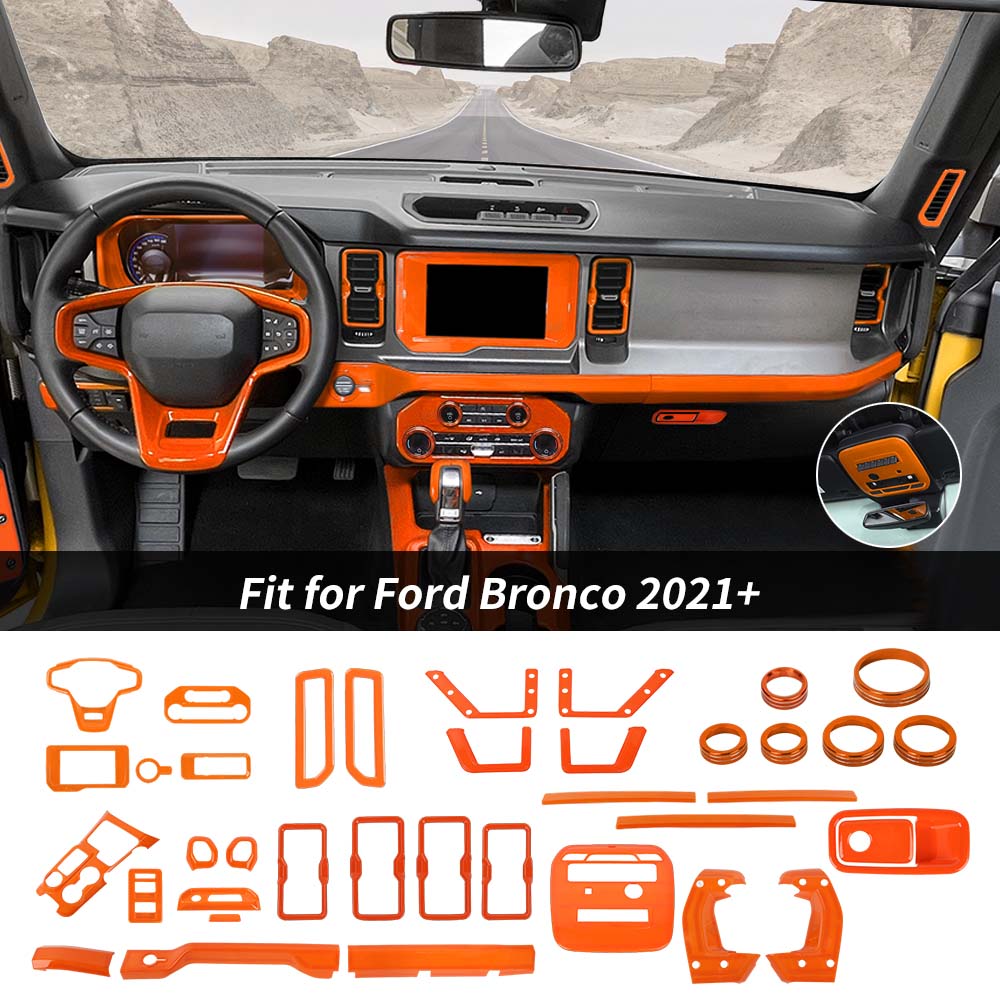 thumbnail image 2 of JOGON Dry Carbon Interior Trim Kit – For Ford Bronco Raptor 2021-2025, Matte Finish 2 of 4
