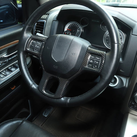 Steering Wheel Panel Trim Cover Decor for Dodge Ram 2010-2017｜CheroCar