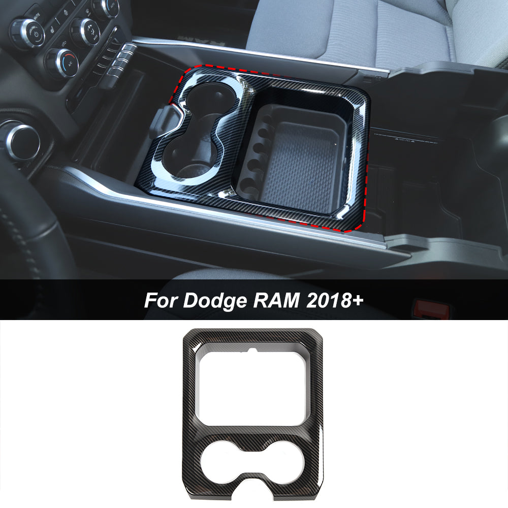 Central Water Cup Holder Cover Trim Frame For Dodge Ram 2018+｜CheroCar