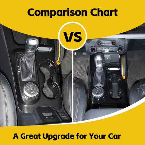 Interior Gear Shift Panel Cover Trim For Ford Bronco 2021+ Accessories | CheroCar