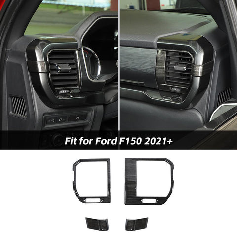 Center Console Side Air Vent AC Outlet Cover Trim Decor For Ford F150 2021+ Accessories | CheroCar