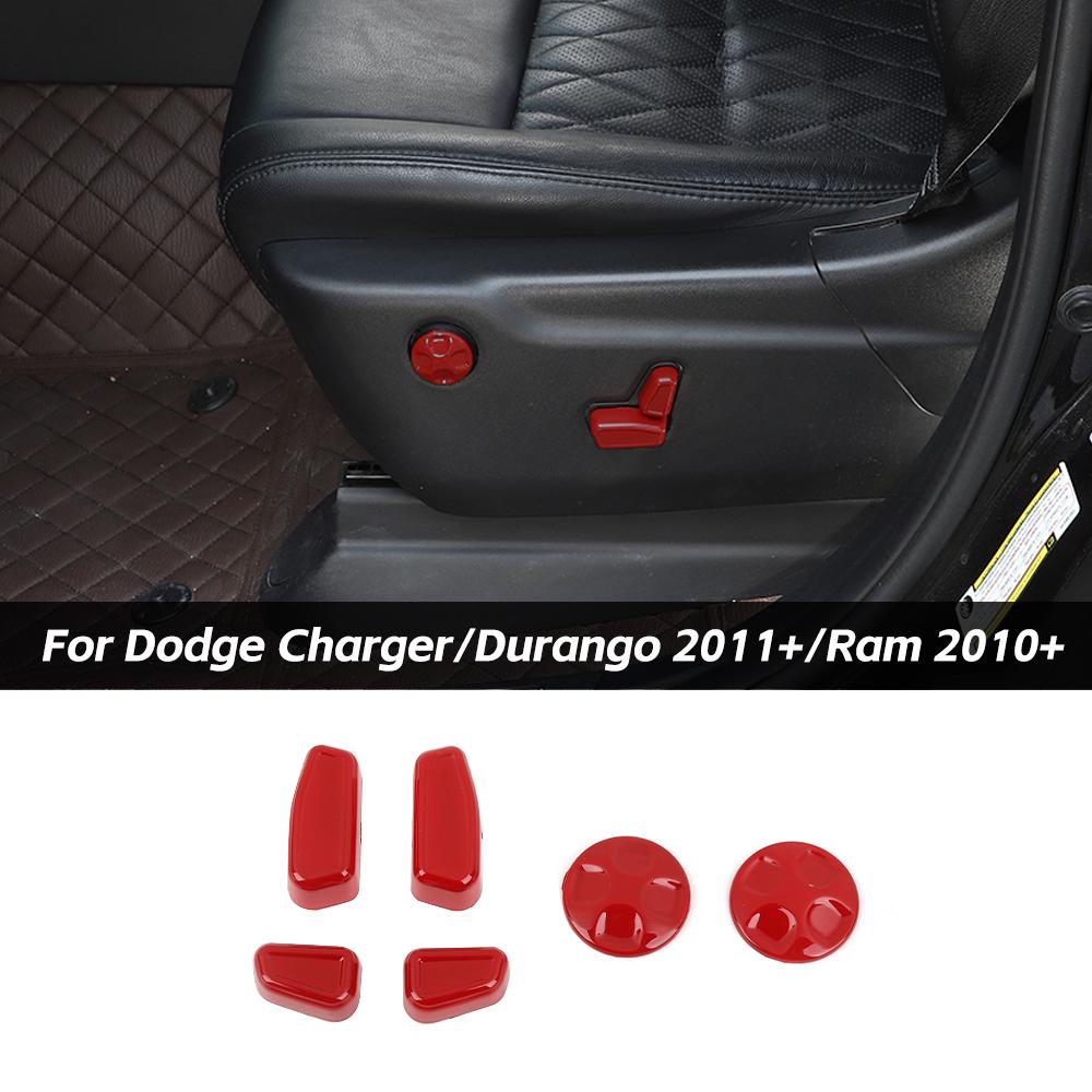 Car Seat Adjust Button Cover Trim For Dodge Ram 2018+/Charger/Durango 2011+ Accessories | CheroCar