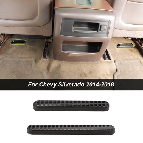 Under Seat Air Vent Outlet Protective Cover For Chevy Silverado GMC/SIERRA 2014-2018 Accessories | CheroCar