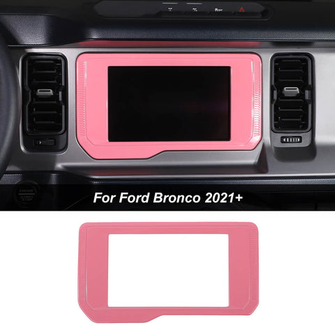 Center GPS Navigation Panel Frame Cover Trim For Ford Bronco 2021+ Accessories｜CheroCar