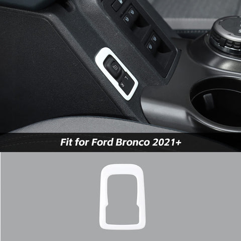 Rearview Mirror Button Adjust Decor Cover Trim For Ford Bronco 2021+ Accessories | CheroCar