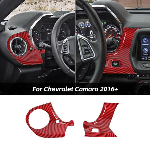 Center Console Dashboard Panel Cover Trim For Chevy Camaro 2016+ Accessories | CheroCar