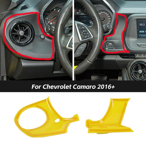 Center Console Dashboard Panel Cover Trim For Chevy Camaro 2016+ Accessories | CheroCar