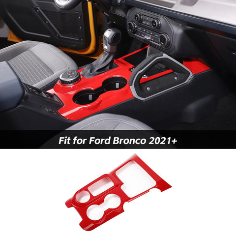 Interior Gear Shift Panel Cover Trim For Ford Bronco 2021+ Accessories | CheroCar