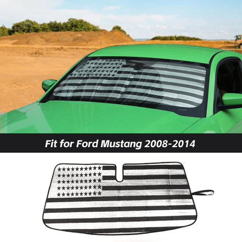 Car Windshield Sun Shade Cover Visor UV Block Protector For Ford Mustang 2008-2014 Accessories | CheroCar
