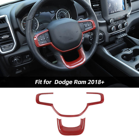 Steering Wheel Trim Cover Bezels For Dodge Ram 2018+｜CheroCar