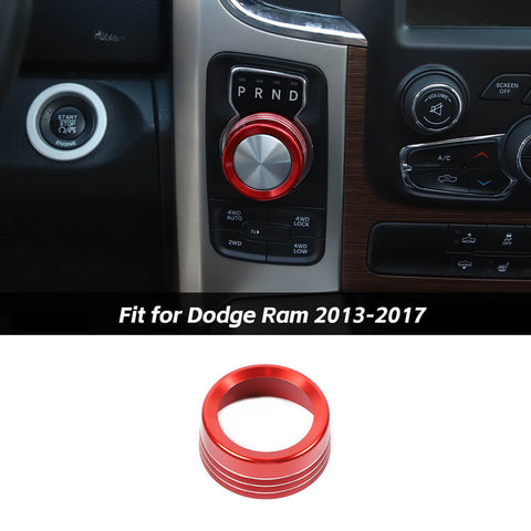 Gear Shift Switch Knob Cover Trim Ring For Dodge Ram 2013-2017 & Durango 2014-2017｜CheroCar