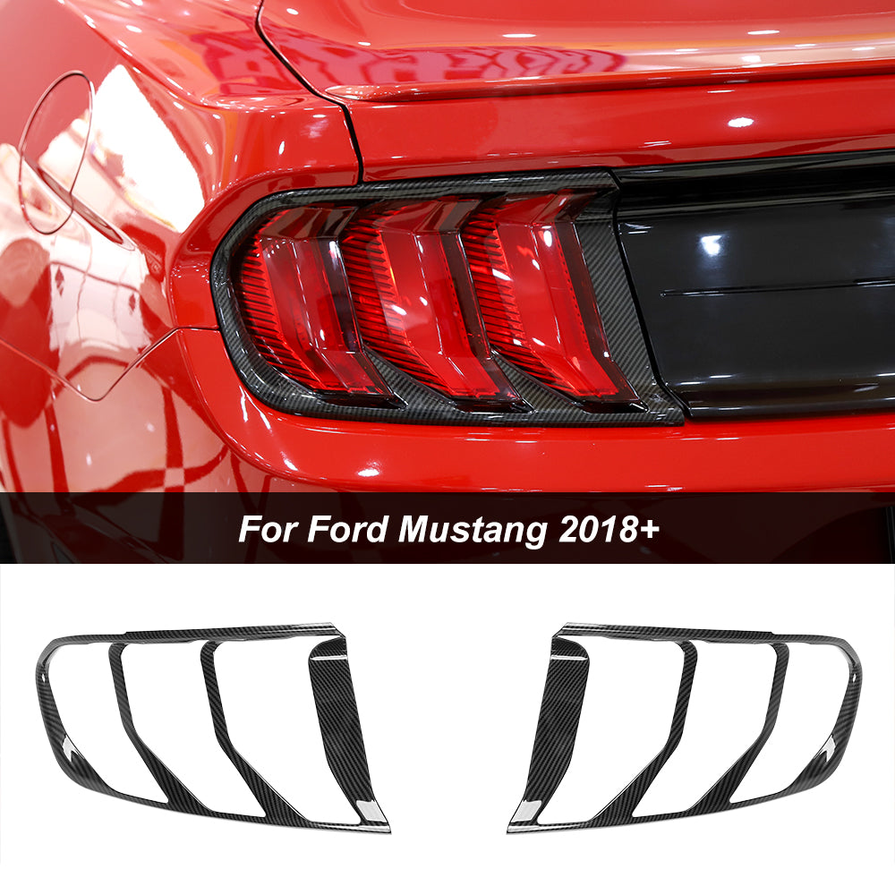 Rear Bumper Tail Light Lamp Cover Guard Trim For Ford Mustang 2018+｜CheroCar
