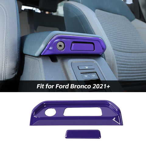 Car Armrest Box Switch Decoration Cover Trim For Ford Bronco 2021+ Accessories | CheroCar