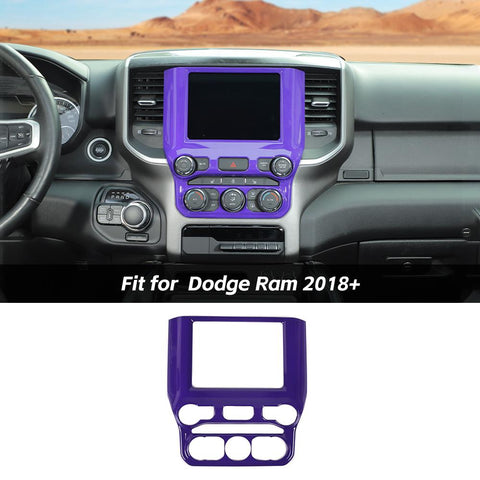 Center Console Dash GPS Navigation Panel Trim for Dodge Ram 1500 2018+ Accessories｜CheroCar
