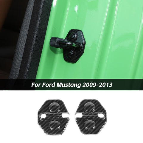 Interior Door Lock Cover Buckle Trim For Ford Mustang 2009-2013 Accessories | CheroCar