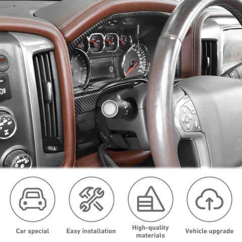 Dashboard Panel Cover Trim For 2010-2017 Chevy Silverado 1500 & GMC Sierra 1500｜CheroCar