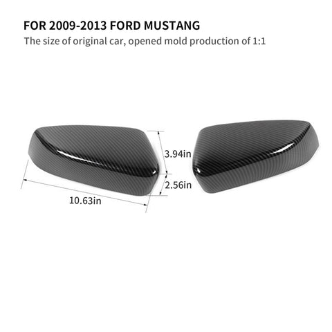 Side Door Mirror Covers Shell Cap Trim For Ford Mustang 2009-2013｜CheroCar