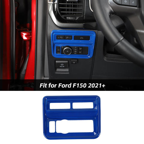 Headlight Control Switch Button Panel Trim Frame For Ford F150 2021+ Accessories | CheroCar
