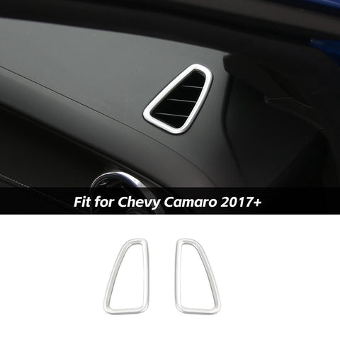 Dashboard Air Vent Outlet Ring Cover Trim Sticker For Chevrolet Camaro 2017+ Accessories | CheroCar