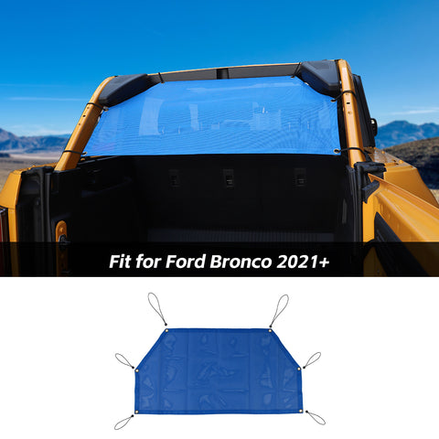 Trunk Heat Mesh Insulation Net Cover For Ford Bronco 2021+ 4-Door Accessories | CheroCar