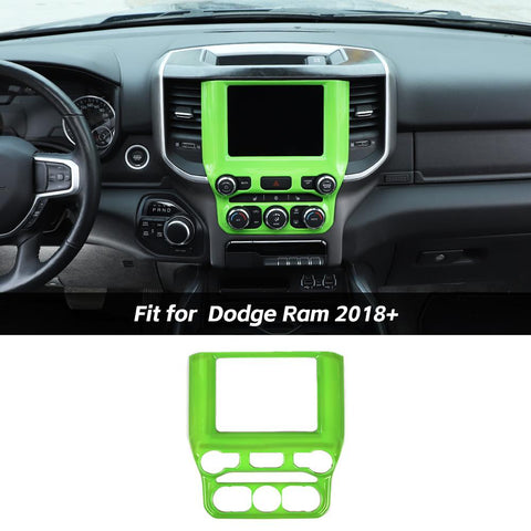 Center Console Dash GPS Navigation Panel Trim for Dodge Ram 1500 2018+ Accessories｜CheroCar
