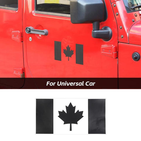 Canadian Flag Car Decal Sticker For Universal Car Accessories | CheroCar