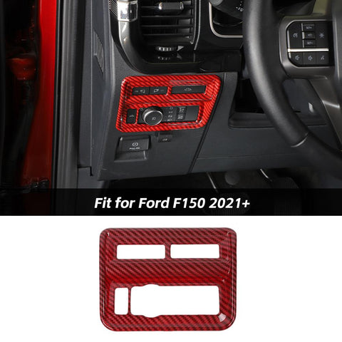 Headlight Control Switch Button Panel Trim Frame For Ford F150 2021+ Accessories | CheroCar