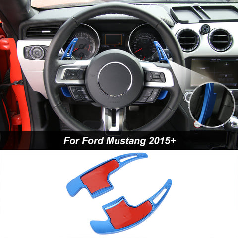 Steering Wheel Shift Paddle Shifter Cover Trim For Ford Mustang 2015+｜CheroCar