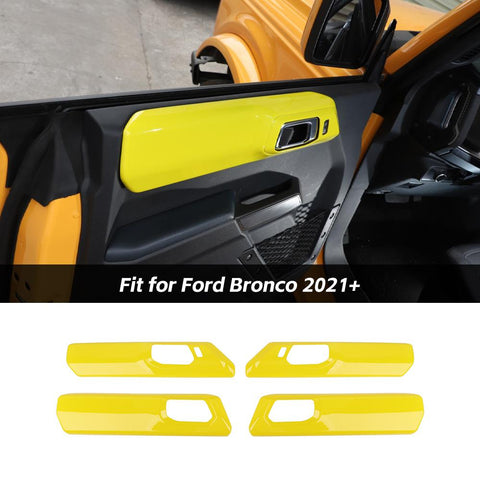 Interior Door handle Panel Shell Cover Trim For Ford Bronco 2021+ 4-Door Accessories | CheroCar