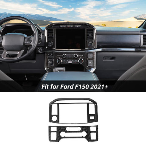 Central Control Panel Cover Navigation Tirm Cover For Ford F150 2021+ Accessories | CheroCar