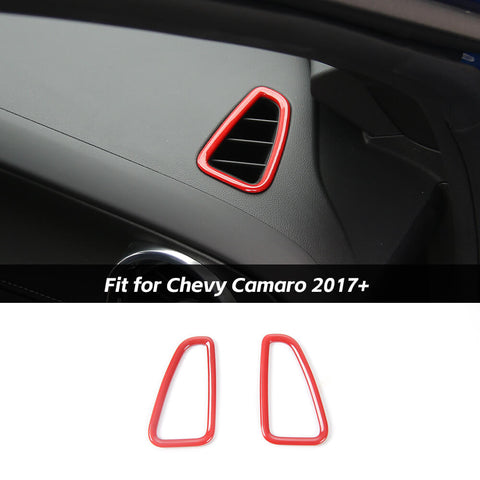 Dashboard Air Vent Outlet Ring Cover Trim Sticker For Chevrolet Camaro 2017+ Accessories | CheroCar