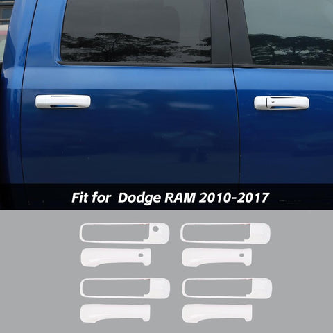 8 x Exterior Door Handles Trim Cover For Dodge RAM 209-2018｜CheroCar