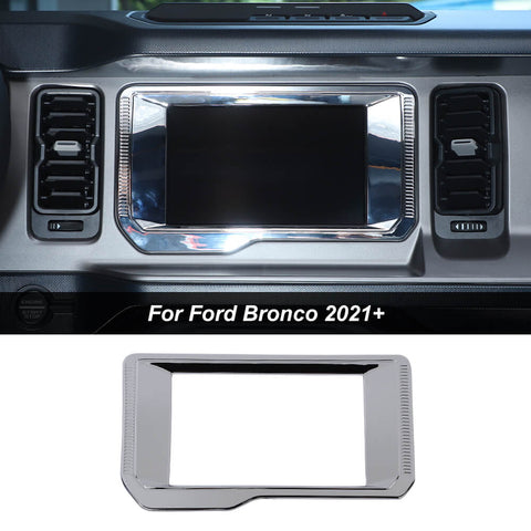 Center GPS Navigation Panel Frame Cover Trim For Ford Bronco 2021+ Accessories｜CheroCar