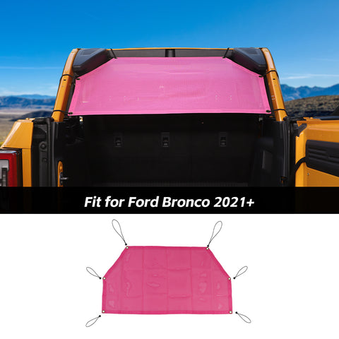 Trunk Heat Mesh Insulation Net Cover For Ford Bronco 2021+ 4-Door Accessories | CheroCar