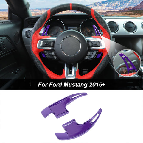 Steering Wheel Shift Paddle Shifter Cover Trim For Ford Mustang 2015+｜CheroCar