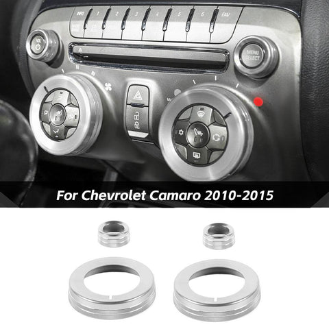 Center Control Switch Button Knob Ring Trim For Chevrolet Camaro 2010-2015 Accessories｜CheroCar