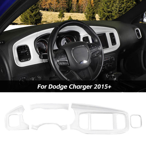 8.4 inches Console Dashboard Panel Cover Trim for Dodge Charger 2015+｜CheroCar