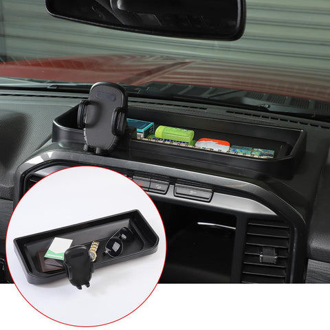 Center Console Phone Holder Storage Box Tray organize For Ford F150 2021+ Accessories | CheroCar