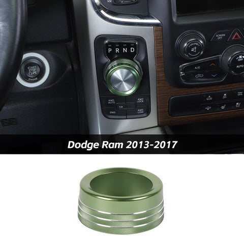 Gear Shift Switch Knob Trim Ring Bezel For Dodge Ram 2013-2017/Durango 14-17 Green Accessories | CheroCar