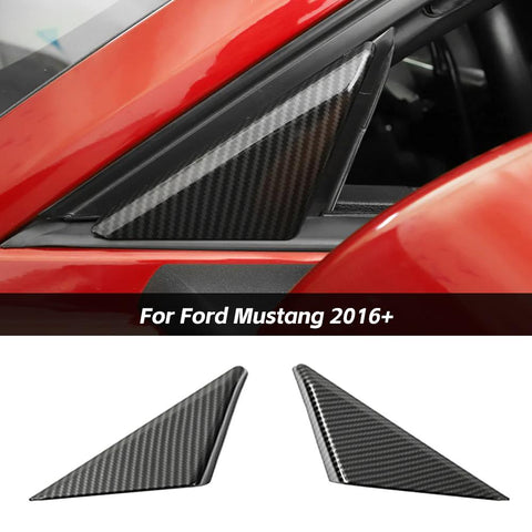 Front Door Window A Pillar Triangle Cover Trim For Ford Mustang 2016+｜CheroCar