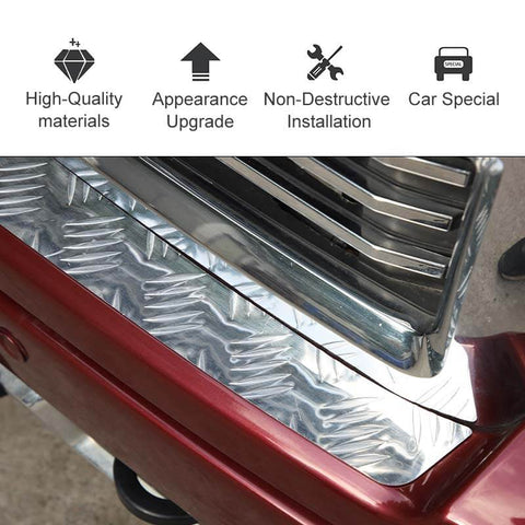 Front Bumper Decoration Cover Trim For Chevy Silverado GMC Sierra 2014-2018 Accessories Silver | CheroCar