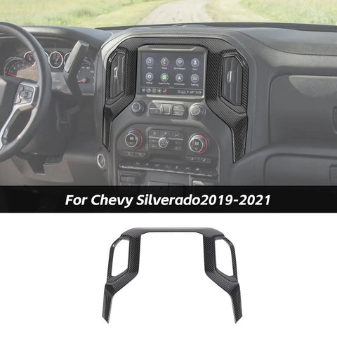 Central Control Navigation Panel Trim Frame For Chevy Silverado 19-21 /GMC-SIERRA 19-22 Accessories | CheroCar