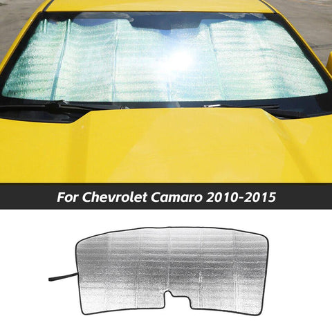 Front Windshield Sunshade Protector Sun Shade Visor For Chevy Camaro 2010-2015 Accessories | CheroCar