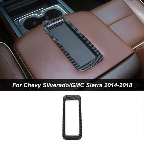 Armrest Box Storage Box Cover Trim For 2014-2018 Chevy Silverado 1500 & GMC Sierra Accessories｜CheroCar
