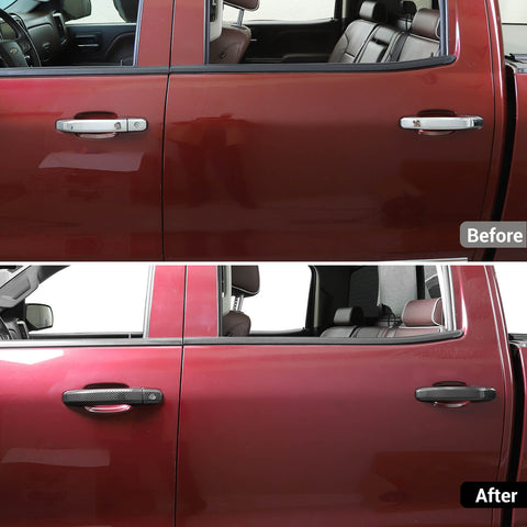 Exterior Door Handle Cover Trim Decor For Chevy Silverado/ GMC Sierra 2014+ Accessories｜CheroCar