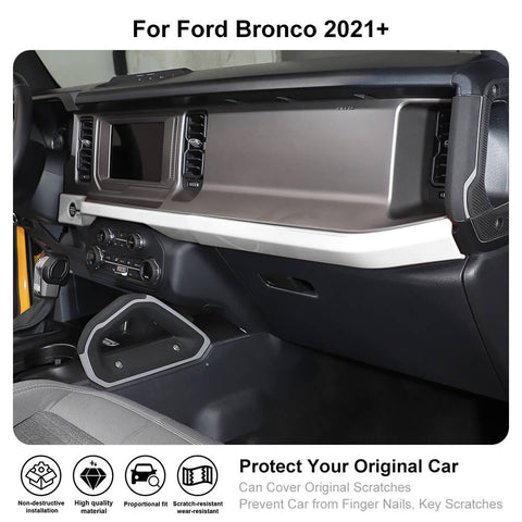 Center Console Dashboard Cover Decor Trim Strip for Ford Bronco 2021+｜CheroCar