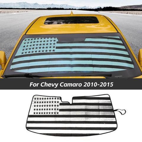 Front Windshield Sunshade Protector Sun Shade Visor For Chevy Camaro 2010-2015 Accessories | CheroCar
