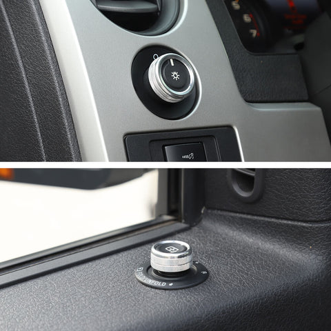 Headlight Switch 4WD Knob Trim Ring For Ford F150 2009-2014｜CheroCar