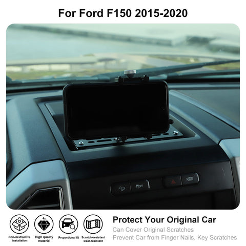 Console Dashboard Storage Box Phone Holder Mount Bracket For Ford F150 2015-2020｜CheroCar