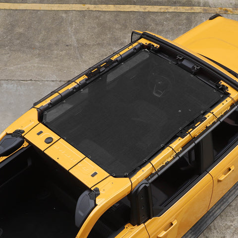 Top Sunshade Mesh Anti-UV Blocker Protection For 2021+ Ford Bronco｜CheroCar